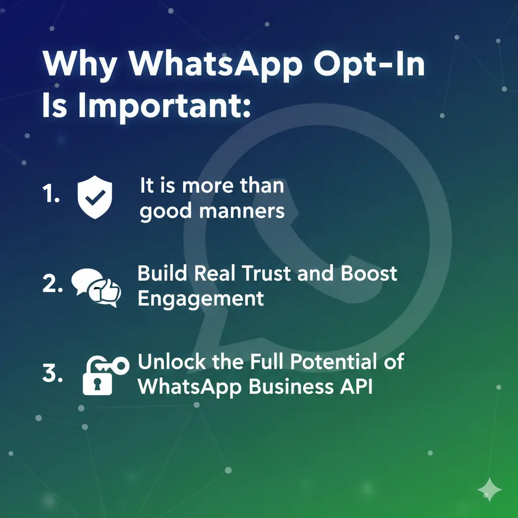 WhatsApp Opt- In Management