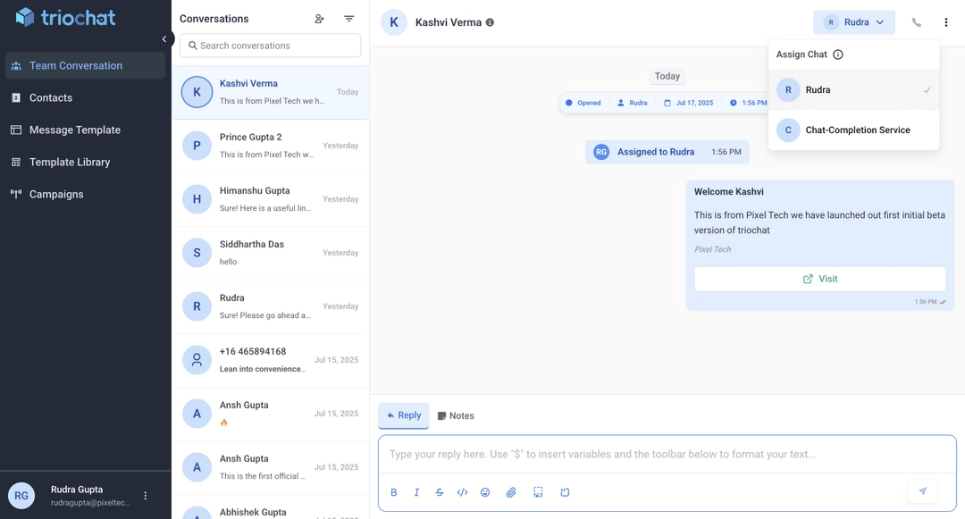 chat features