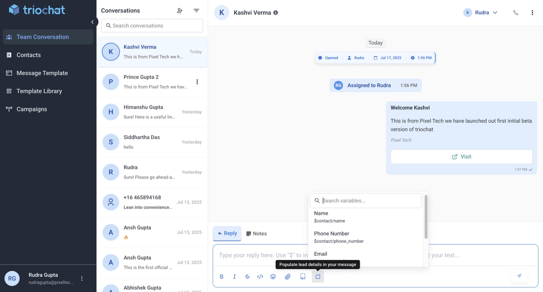 chat features