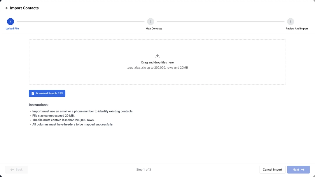 upload file